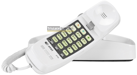 ATT | Single Line Wall Phone
White Trimline