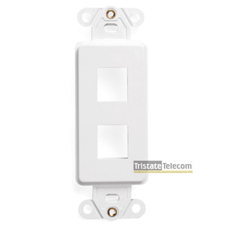 Leviton | INSERT 2-PORT DECORA WH