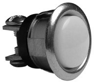 Lee Electric | Push Button Chrome Unlighted 5/8&quot;