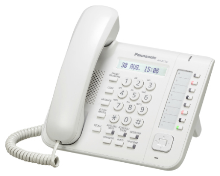 PANATEL | Telephone Digital 8 Button LCD White