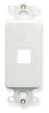 ICC - INSERT, DECOREX, MODULAR 1 PORT, WHITE