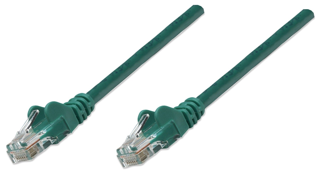 INTELLINET - Patch Cord CAT 6 3' Green