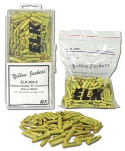 ELK - B-Connectors (Plain); Yellow, 500 pcs.