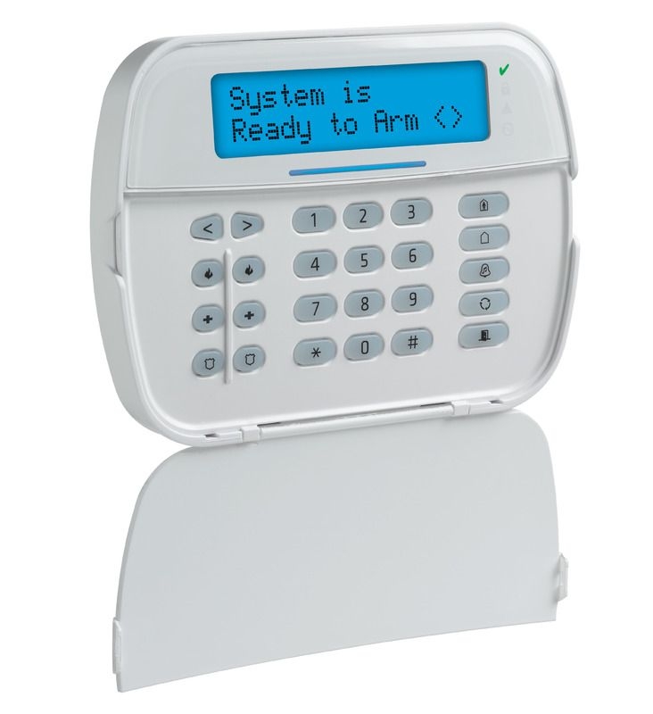 DSC - PowerSeries PRO Full Message LCD PowerG 2-Way Wire-Free Keypad with English function keys. Compatible with HS3032, HS3128 and HS3248 control panels.
