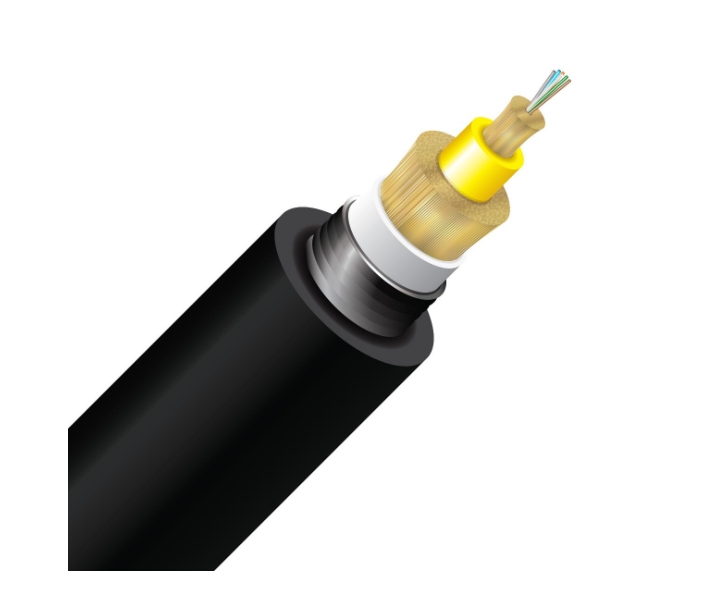 Cleerline Fiber - 6 Strand SSF Armored Direct Burial Micro-Distribution LT, PE/OSP/Burial, 9/125, G657 A2/B2 OS2 1000ft