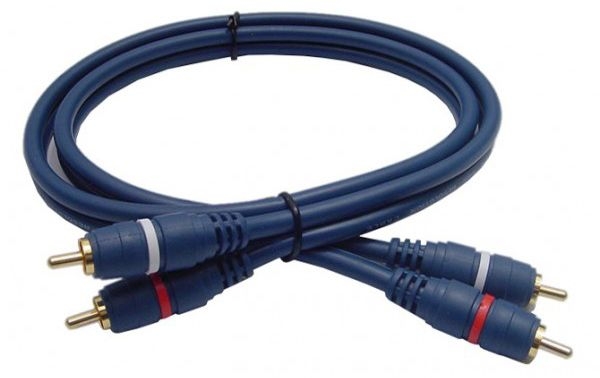 CALRAD - RCA Cable 2 RCA Male - 2 RCA Male 1.5FT