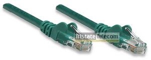 INTELLINET - Patch Cord CAT 5e W/Boot 3' Green