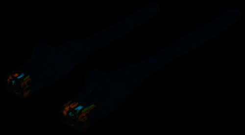 INTELLINET - Patch Cord CAT 6 7' Black