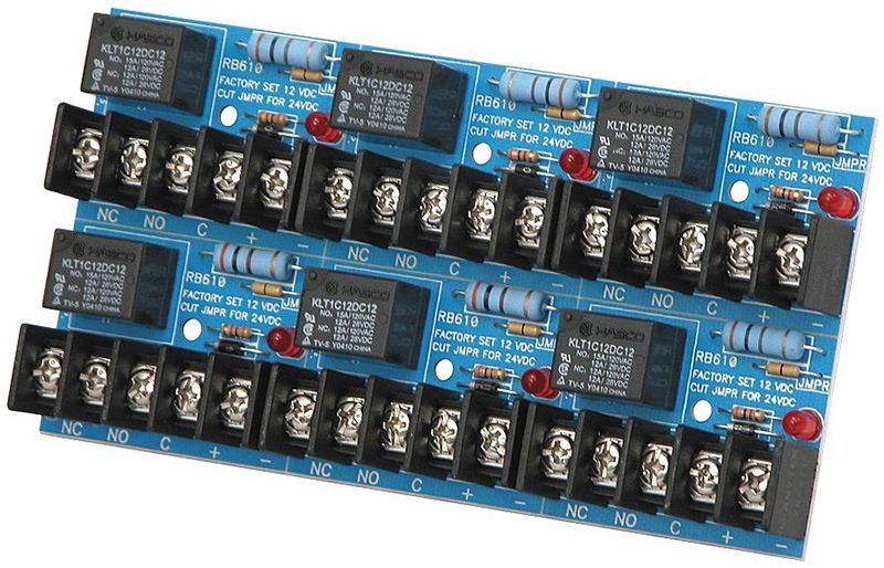 Altronix - Relay 12VDC or 24VDC 6 brake away Units