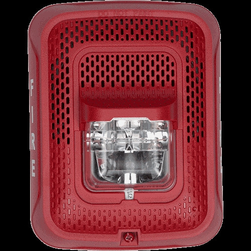 SYSTEMSENSOR - Speaker Strobe Red L Series 2 Wire Wall Mount
