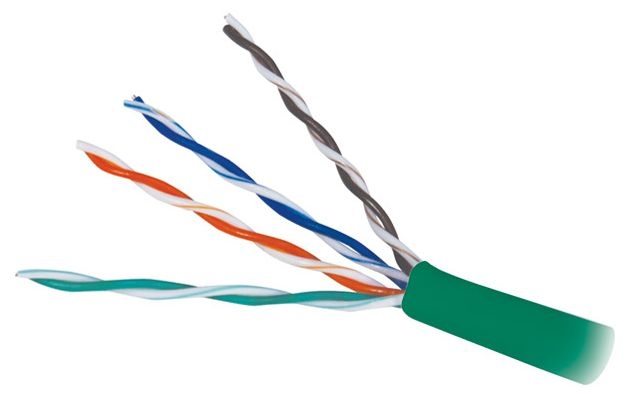 TRISTATE - Cable Cat 5e 4 PR 1000' PVC Green PB