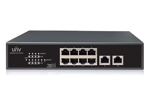 Switch 8 Ports 10/100 PoE 2 Uplink ports 120Watts NSW2010-10T-POE-IN