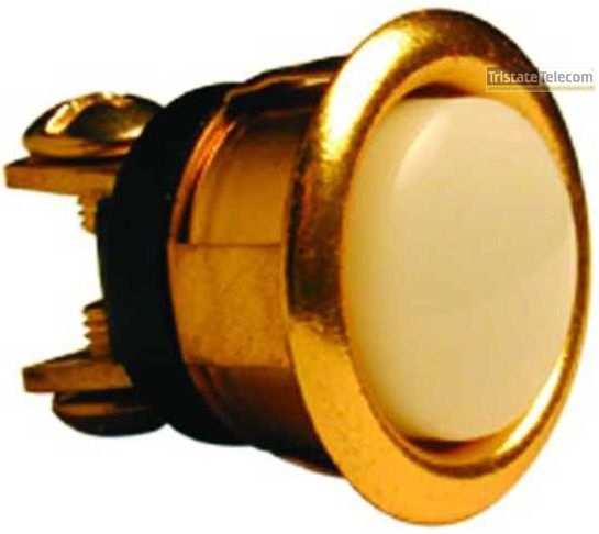 Lee Electric - Push Button Round Brass 5/8"