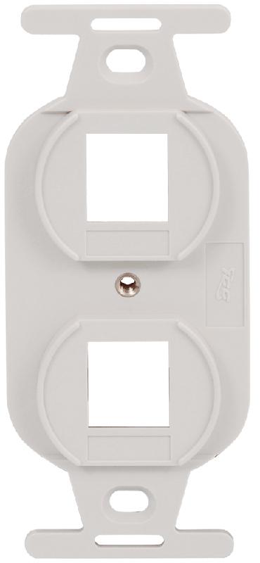 ICC - INSERT ELECTRICAL DUPLEX 2 PORT WHITE