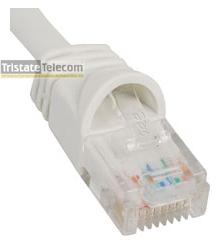 Patch Cord Cat 6 W/Molded Boot 7 White