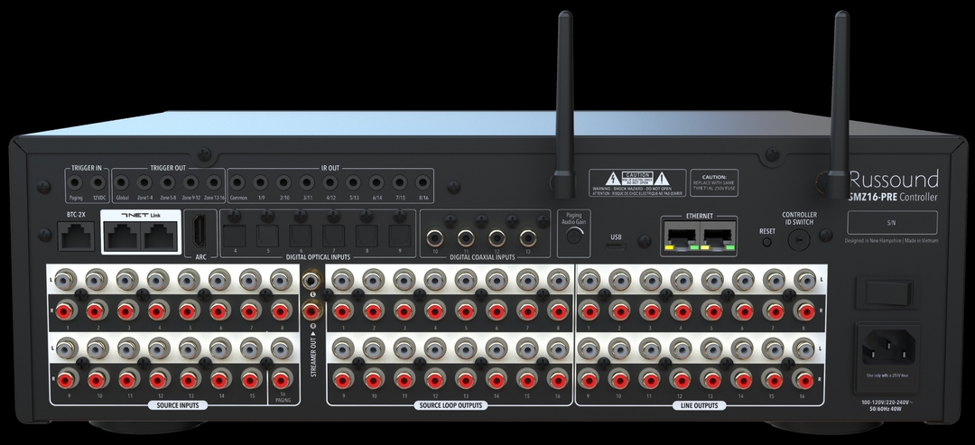 Russound - 16x16 Matrix Pre-Amplifier with Streamer