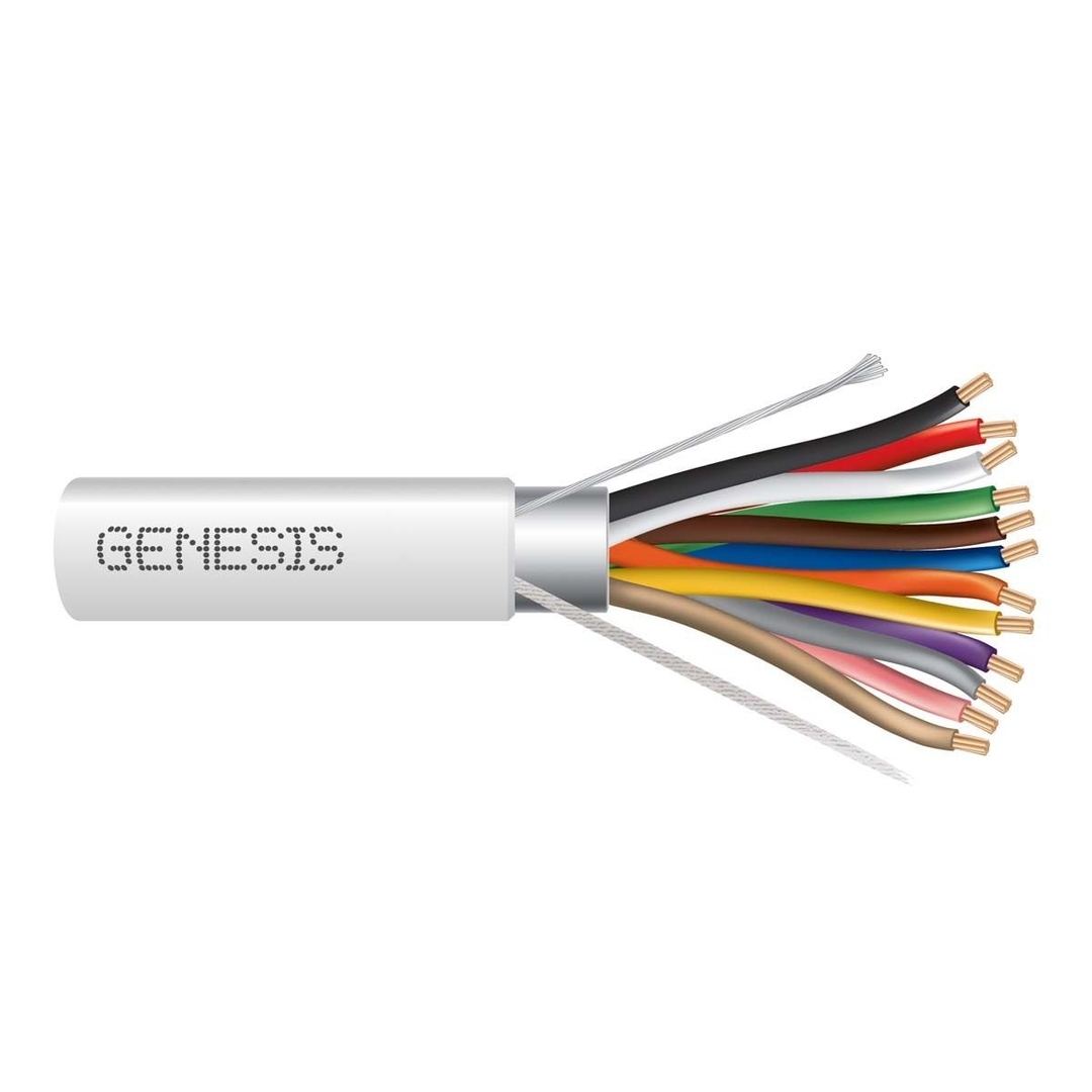 GENESIS CABLE - Cable 22/12 STR OAS 1000' Reel white CMP