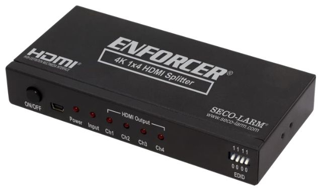 Seco Larm - HDMI Splitter 1 X 4 4K 3D Video