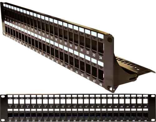 Vertical Cable - Patch Panel Blank 48 Port 2U