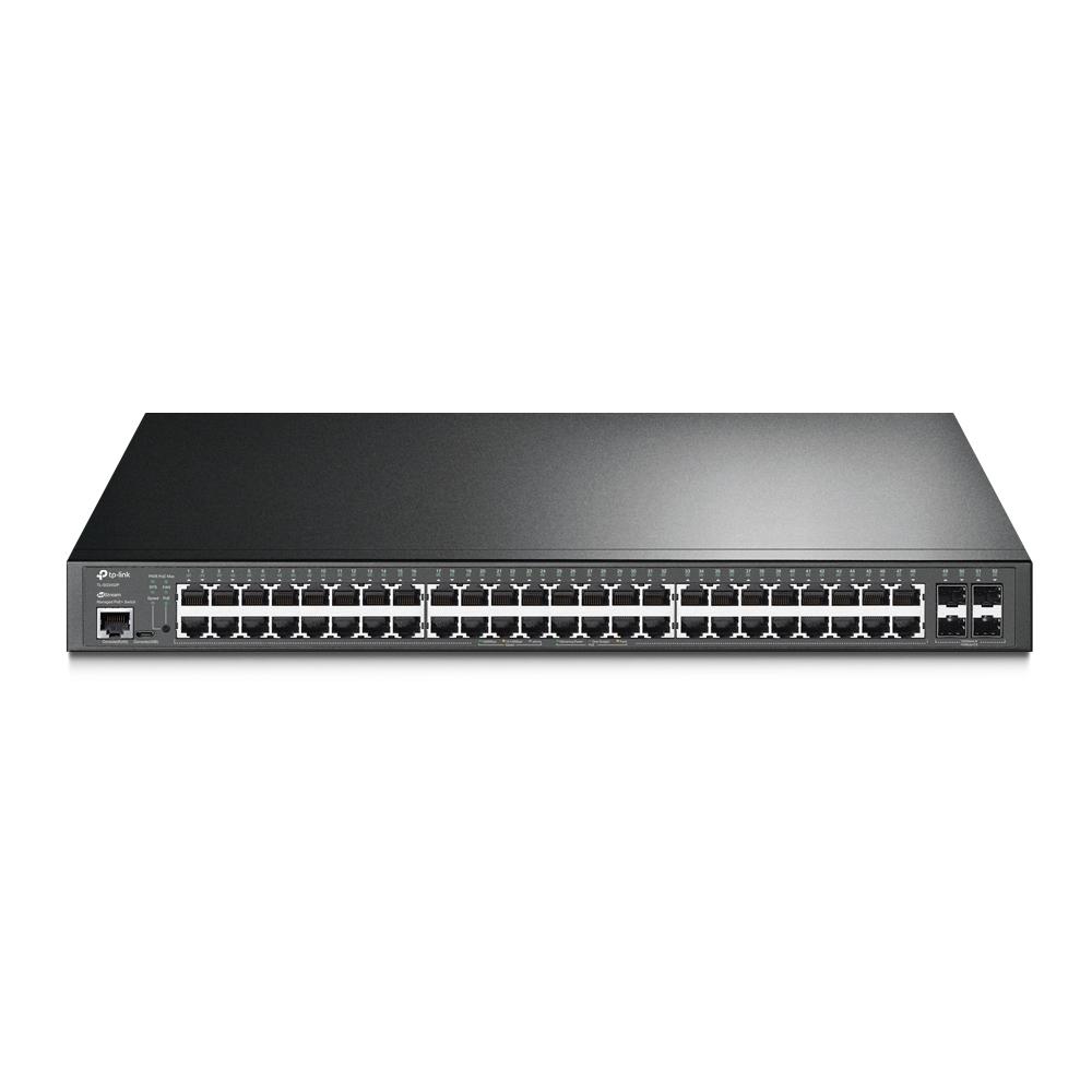 TP-LINK - 48 Port Gigabit Poe L2+ Managed 384W + 4 SFP Ports