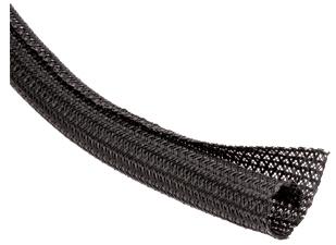 TF - Sleeving Split Braided 1" BK 50FT