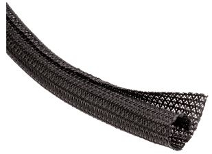 TF - Sleeving Split Braided 1" BK 50FT