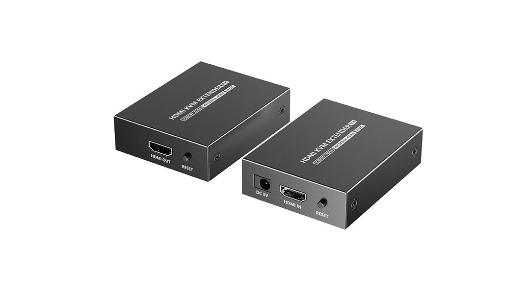 LIONBEAM - HDMI KVM Extender Over Cat6 1080P 229FT, 4K 120FT PoC
