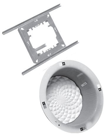 VALCOM - Ceiling Speaker Tile Bridge & Backbox Combo For Valcom and Bogen
