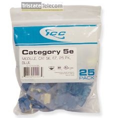 ICC - INSERT CAT 5e BLUE 25 Pack