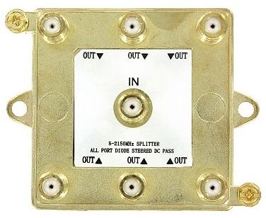 Leviton - SPLITTER VIDEO 1X6 2GHZ