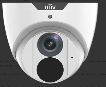 UNV - IPC3618SR3-ADF40KM-G Camera IP TURRET 8MP 4K 4MM IR PoE 12VDC LightHunter