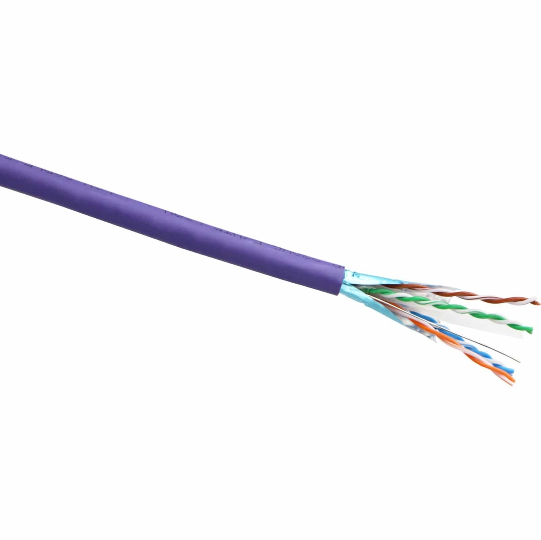 WAVENET - Cable Cat 6e 4 PR 1000' PVC Purple