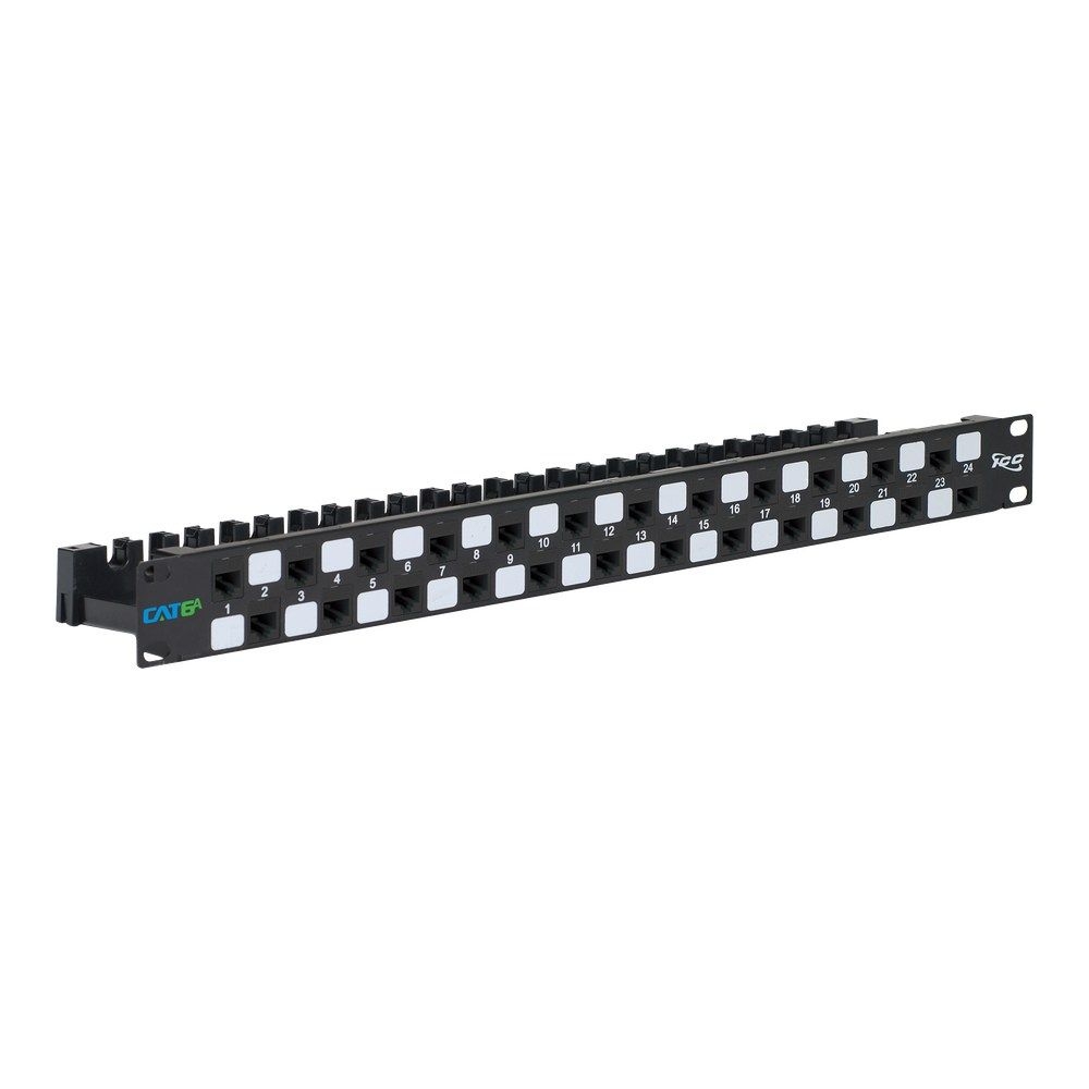 ICC - Patch Panel 24 Ports 1U Cat6A UTP