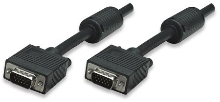 Manhattan - Patch Cord VGA/SVGA M-M 6 FT W/Ferrite