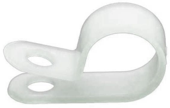 DOLPHIN - Cable Clamp 1/2" Clear (100 Pack)