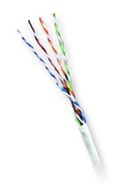 GENESIS CABLE - Cable Cat 5e 4 PR 1000' PVC White