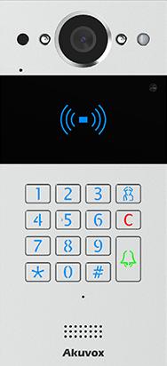 AKUVOX - 2 Wire IP intercom with 1 button & KEYPAD