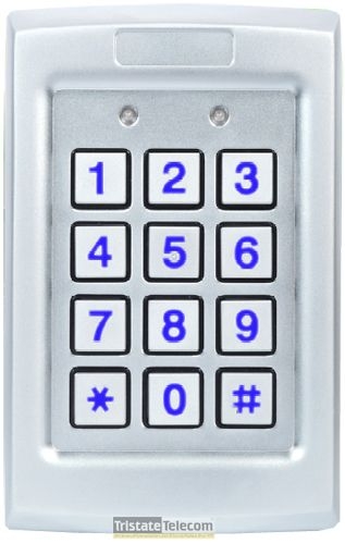 ROSSLARE - Keypad Outdr Metal Backlit Anti-VandaL comes with removable terminal blocks