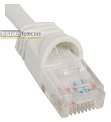 Patch Cord Cat 6 W/Molded Boot 7 White
