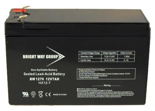 BRIGHT WAY GROUP - Battery 12V 7AH Sealed Lead Acid