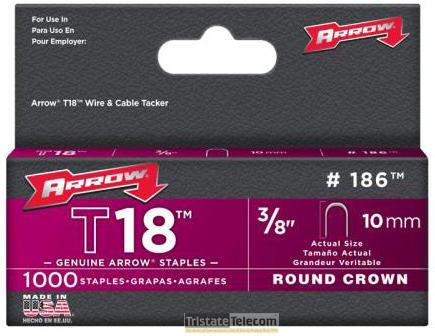ACME - 3/8" Gun Staples For T18 1000 Pack