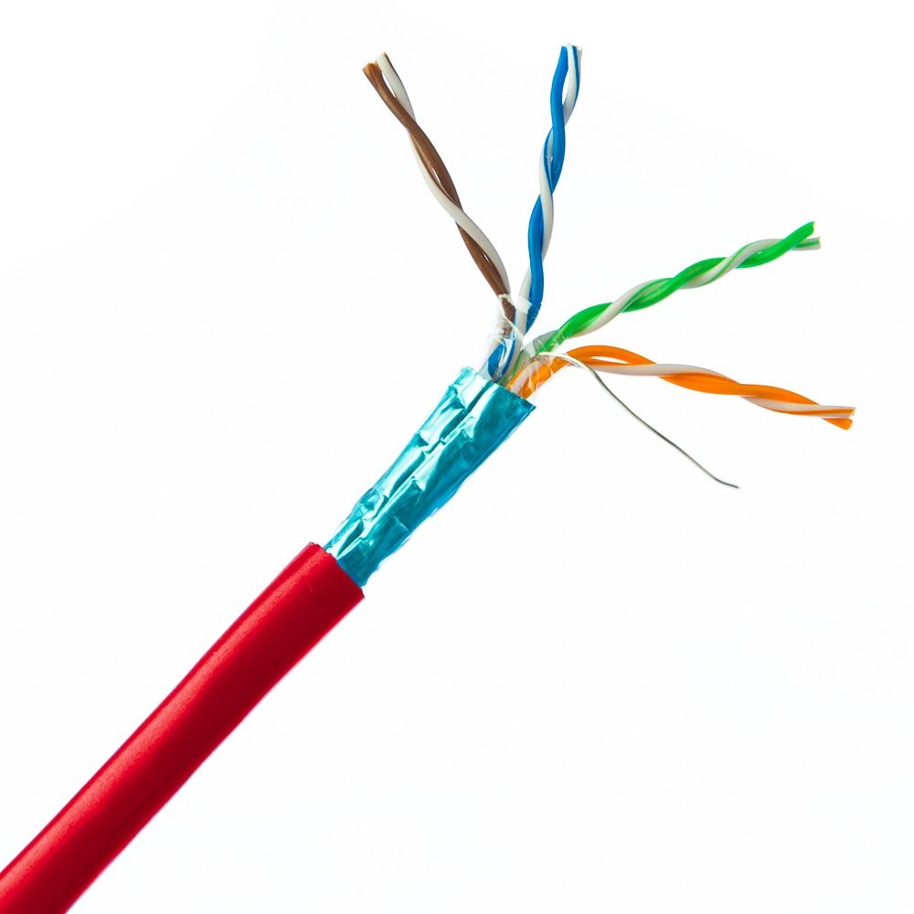 TRISTATE - Cable Cat 6 4 PR 1000' CMP RED PB