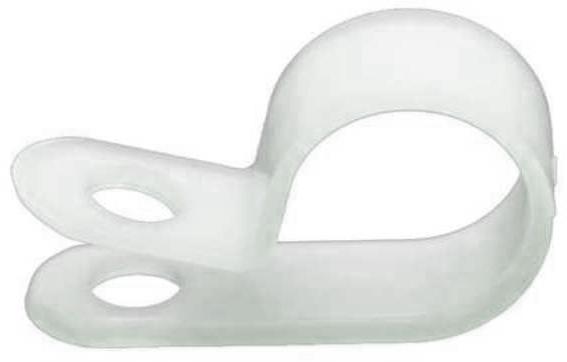 DOLPHIN - Cable Clamp 1" Clear (100 Pack)
