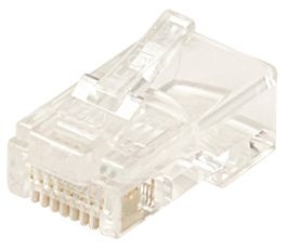 STEREN - Modular Plug 8P8C Solid (100 Pack) RJ45