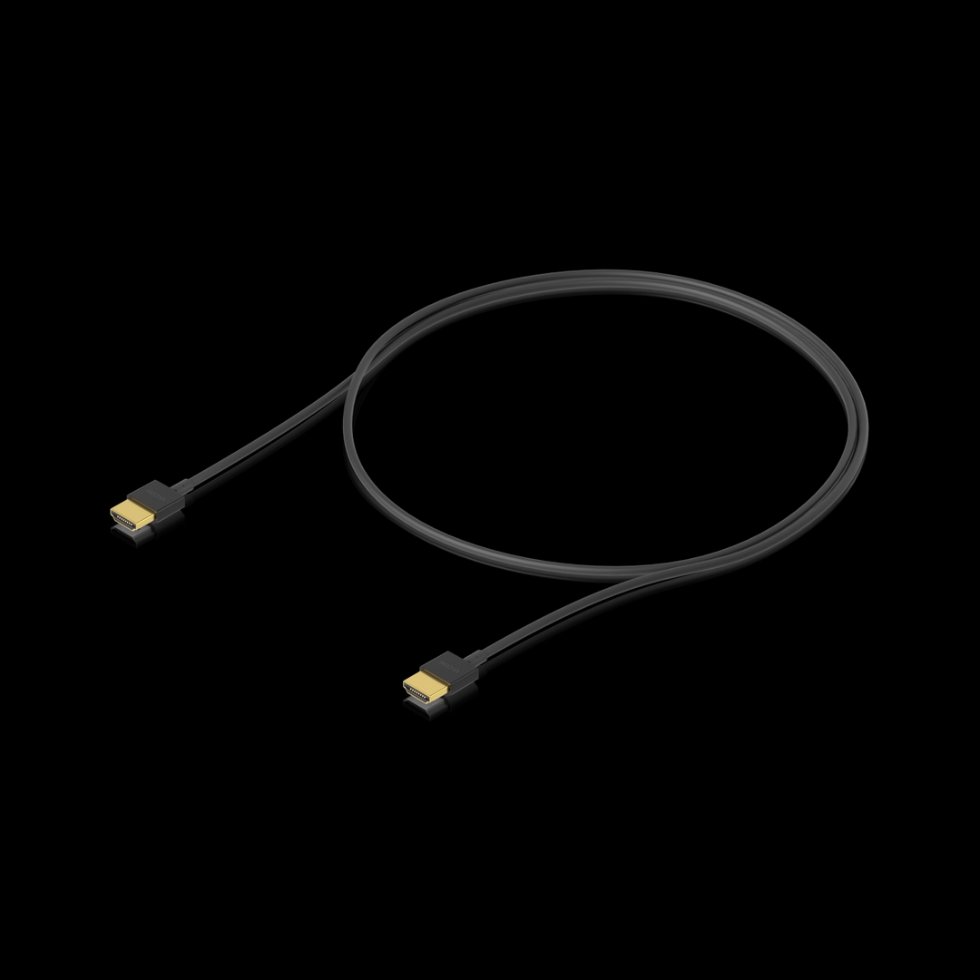 Ubiquiti - UACC-CABLE-UHS-1M HDMI Cable Nano-Thin 1Meter