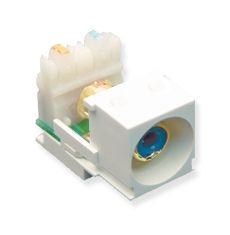 MODULE, RCA FEMALE-IDC BLUE INS, WHITE