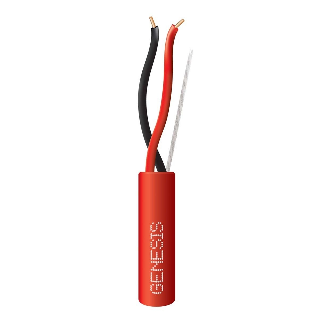 GENESIS CABLE - CABLE 18/2 SOLID CMP RED 1000 FT FPLP PB