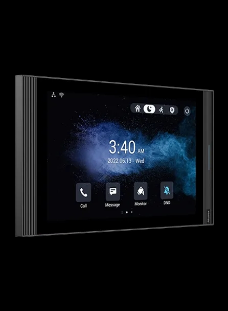 AKUVOX - Video Intercom 10" LCD Android with Camera Semi Flush WHITE