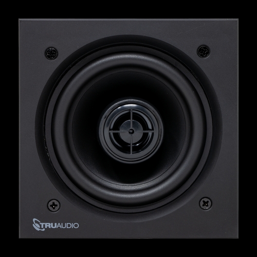 True Audio - 4" high output square in-ceiling speakers. (square)