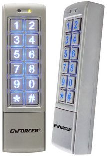 Seco Larm - Keypad w/ 2 Relays Mullion-Style